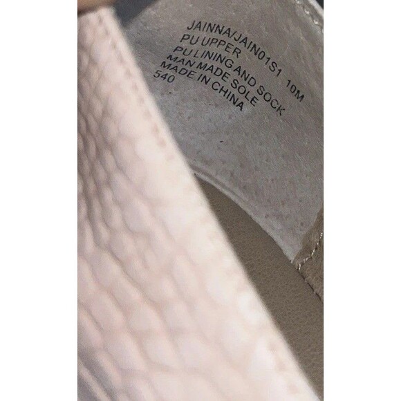 Steve Madden Jainna penny loafers crocodile-embossed Sz 10M Light Pink - Picture 8 of 12